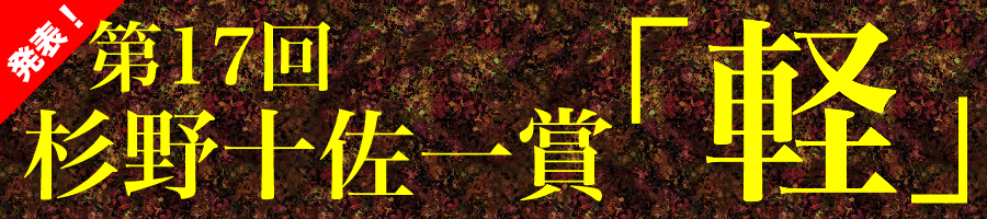 第17回杉野十佐一賞